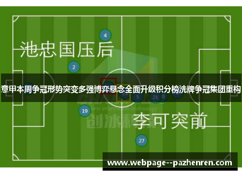 意甲本周争冠形势突变多强博弈悬念全面升级积分榜洗牌争冠集团重构